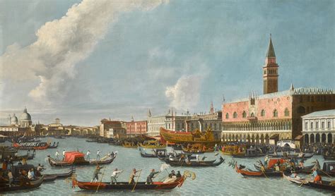 Canaletto | VENICE, A VIEW OF THE PALAZZO DUCALE FROM THE BACINO, WITH ...