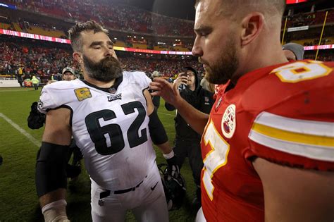 Travis, Jason Kelce Hug After Eagles Beat the Chiefs: What They Said ...