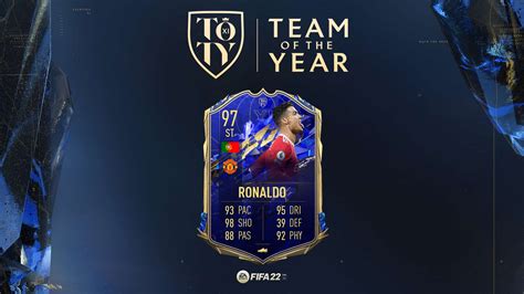 FIFA 22: Cristiano Ronaldo è il 12° TOTY | FifaUltimateTeam.it