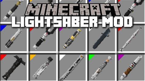 Minecraft STAR WARS LIGHTSABER MOD / GIVING YOUTUBERS THEIR LIGHTSABERS! Minecraft - YouTube