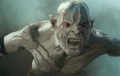 Wallpaper Figure, The hobbit, Azog, The pale Orc images for desktop, section фильмы - download