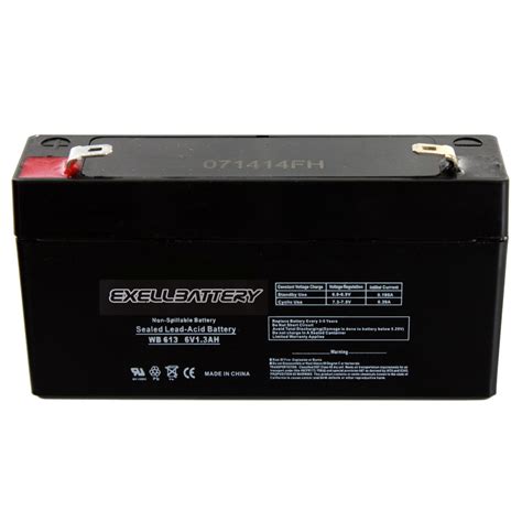 Exell 6V 1.3AH GE Simon XT ALARM REPLACEMENT BATTERY 6 Volt 1.3 Amps | eBay