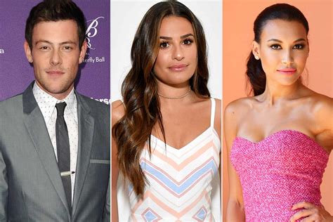 Lea Michele Pays Tribute to Glee Costars Naya Rivera and Cory Monteith | PEOPLE.com