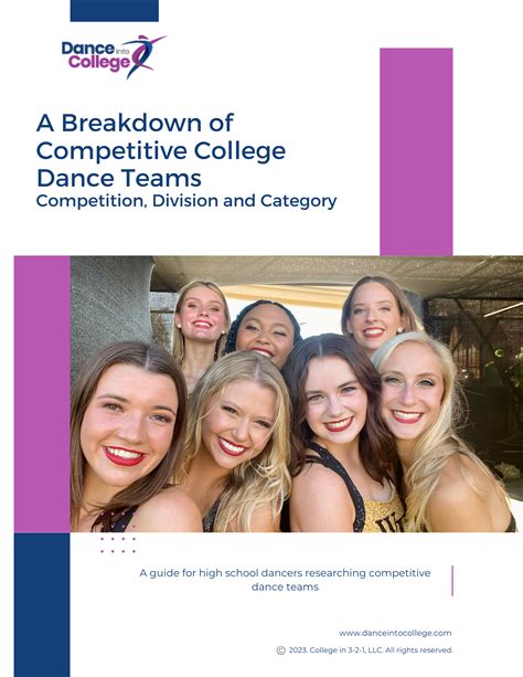 Competitive College Dance Teams Guide - Dance Into College