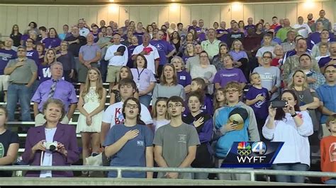 Walhalla high school choral director honored at homecoming game