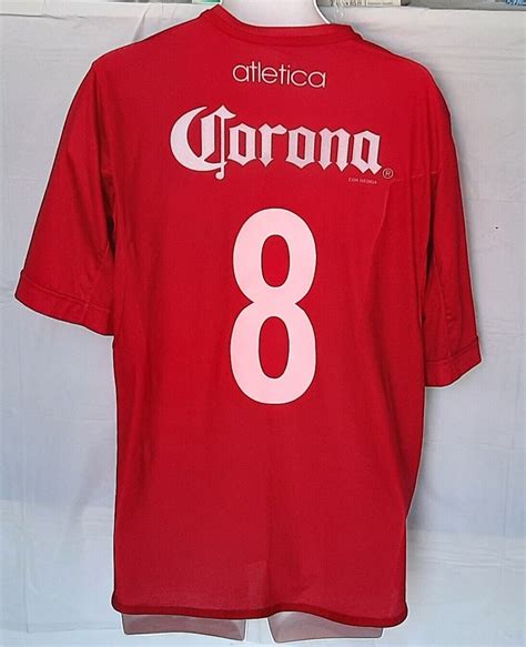 Toluca FC Authentic Atletica Jersey Size LARGE # 8 2005-2006 | eBay