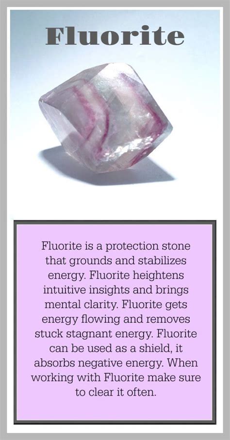 The refreshing properties of flourite | Crystals healing properties, Crystal healing stones ...