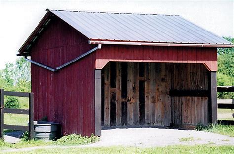 Horse Run in Sheds | Run in shed, Horse shed, Cattle barn