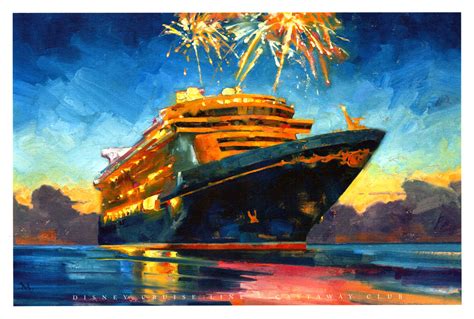 Castaway Club Collectible Ship Art Series Gallery • The Disney Cruise ...