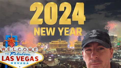 Las Vegas - 2024 Happy New Year Fireworks Show - PALMS - GHOSTBAR - YouTube