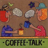 Coffee and conversation is the best | C8h10n4o2, Gracias