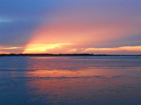 Sunset,at Crescent Beach,Florida