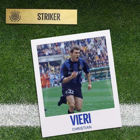 Christian Vieri goes into the #InterHallOfFame | 190 games 🏟️ 123 goals ...