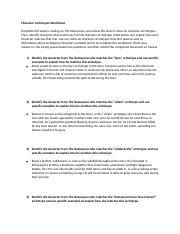 CharacterArchetypesWorksheet1.docx - Character Archetypes Worksheet ...