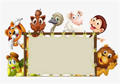 Animal Border PNG, Clipart, Animal, Animal Clipart, Border Clipart, Cartoon, Frame Free PNG Download