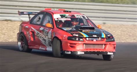 Strap In And Watch This 2JZ-Swapped Impreza Drift A Few Laps Around The ...