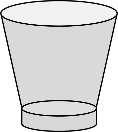 Clipart - Empty Shot Glass