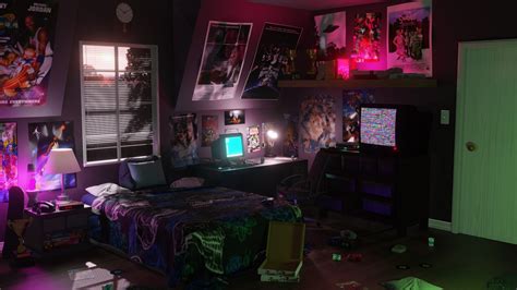 ArtStation - "90's Bedroom" (Commission)