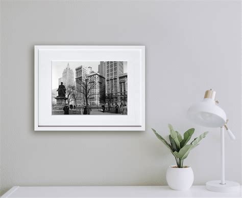 New York City Print Vintage Black and White NYC Print - Etsy