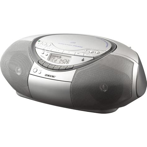 Sony CFD-S350 CD/Radio/Cassette Boombox Silver | Guitar Center