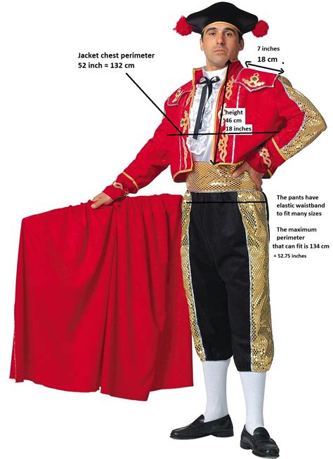 Matador Men's Bull Fighter Costumespanish Bullfighter - Etsy