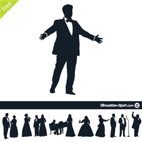 Singer Silhouette Vector at Vectorified.com | Collection of Singer ...