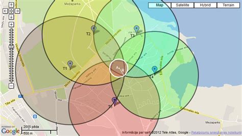 overlapping features - Trilateration algorithm for n amount of points - Geographic Information ...