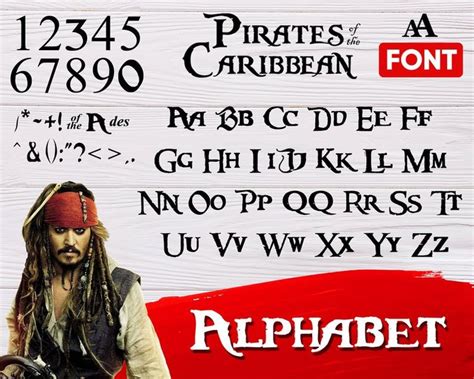 pirates of caribbean font svg, caribbean letters, caribbean numbers, pirate alphabet, numbers ...