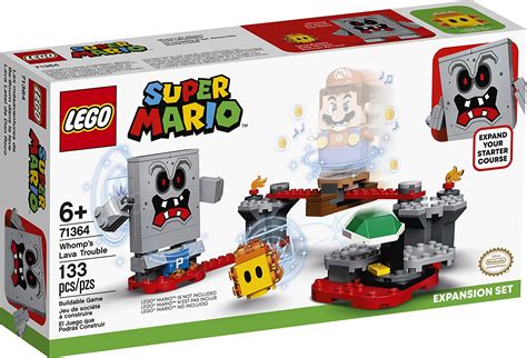 LEGO Super Mario Whomp’s Lava Trouble Expansion Set Building Toy for ...