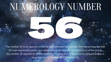 Numerology: The meaning of number 56