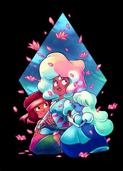 steven universe | garnet fusion ruby sapphire love crystal gems fan art | Steven universe fanart ...