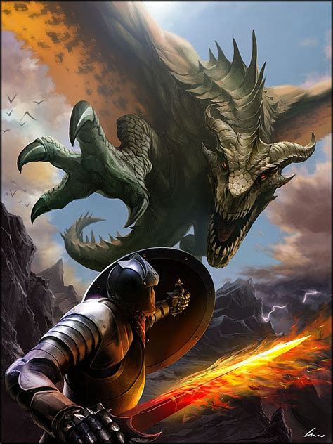 Dragon's Shadow by IWAO | Dragon artwork fantasy, Dragon artwork ...