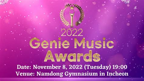 Genie Music Awards 2022 Start time, Artist lineup, Nominees, How to watch