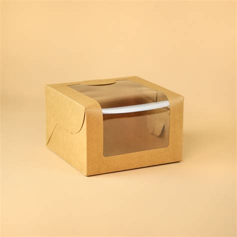 HALF KG DUAL WINDOW CAKE BOX – The Cake Case Company