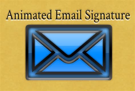 make an awesome animated email signature - fiverr