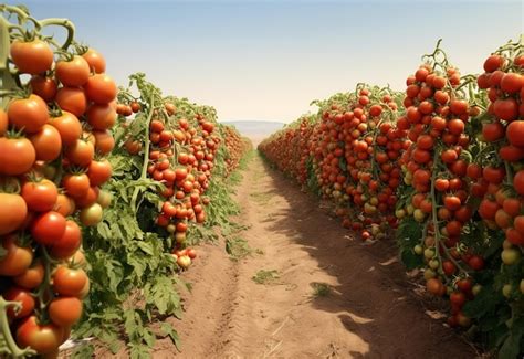 Premium AI Image | Tomato farm isolated