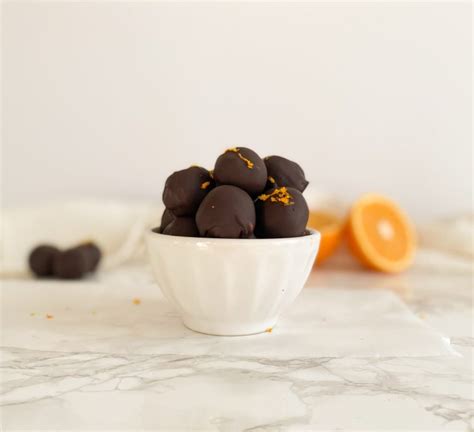 Vegan Orange Cream Chocolates - Live Simply Healthy