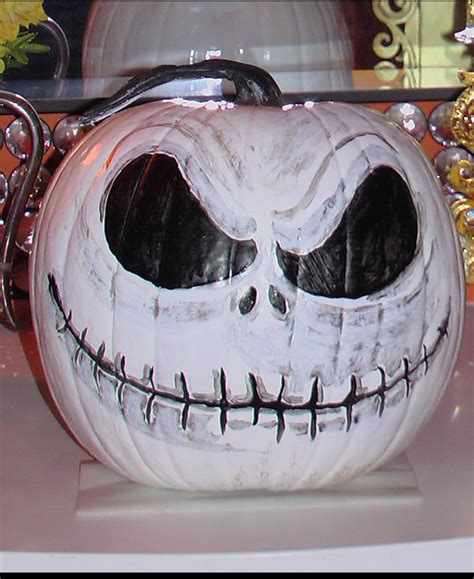 Jack Skellington painted pumpkin | This is Halloween | Pinterest