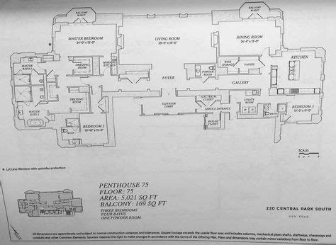 52 ideas de 220 Central Park South Floor Plans | central park, planos ...