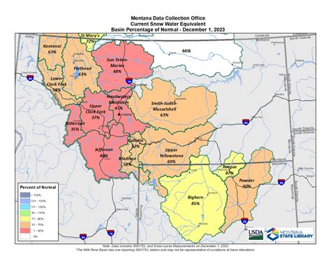 Snow Water Equivalent Data Stations