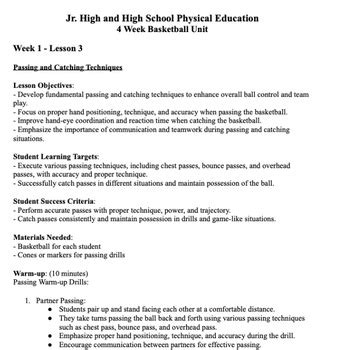 Basketball - Passing and Catching Techniques - Complete Lesson by Daniel Giese