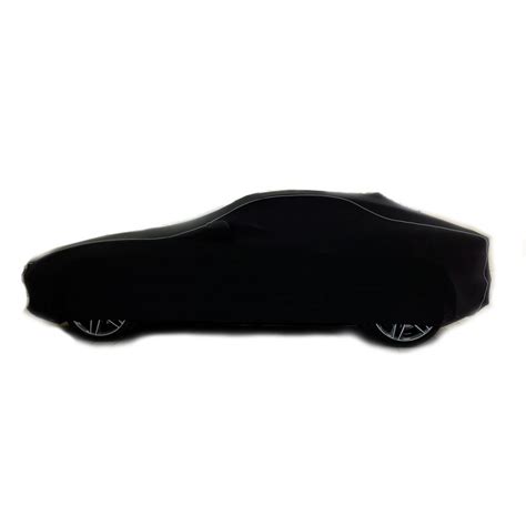 Jaguar F-Type 2013+ - Custom Indoor Car Cover (black with piping)