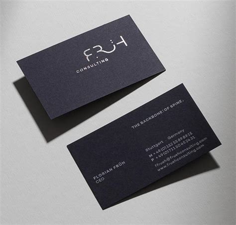 20 Simple Yet Modern Visit / Name Card Design Ideas for 2016