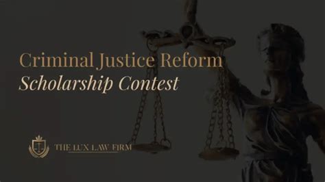 Criminal Justice Reform $1000 Scholarship Contest