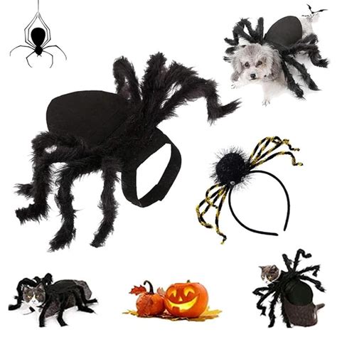 Buyoung Halloween Pet Spider Costume Cat Funny Party Dress up ...