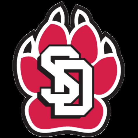 logo_-University-of-South-Dakota-Coyotes-SD-Paw-Print - Fanapeel