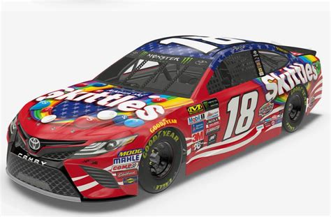 Kyle Busch's Skittles "America Mix" car for Talladega : r/NASCAR