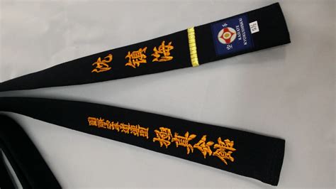 Best Of karate black belt embroidery Professional kyokushin karate ...