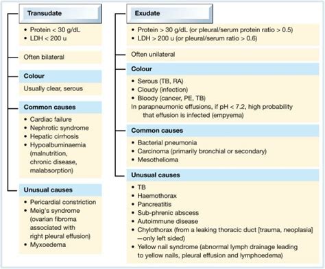 Image result for transudative pleural effusion | Pleural effusion