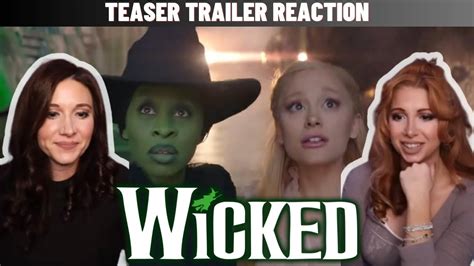 Wicked 2024 Official Teaser Reaction - YouTube